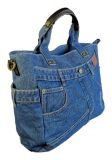 Top Shopper Handtasche Echte Jeans Cool - auch perfekt auf Reisen