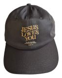 Baseball Cap Schirmmütze Jesus loves you Schwarz