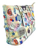 Designer Shoppertasche Totebag with Big Eyes - Knallbunt und große Augen