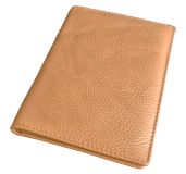 Echt Leder Hülle Etui für Ihre Reisedokumente Braun - die Größe passt exakt zum aktuellen deutschen Pass