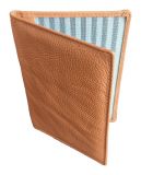 Echt Leder Hülle Etui für Ihre Reisedokumente Braun - die Größe passt exakt zum aktuellen deutschen Pass