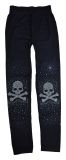 Leggings Skull Totenkopf Strass