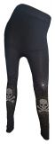 Leggings Skull Totenkopf Strass