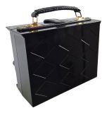 Designer Handtasche Klavier Schwarz - perfekt geformt wie ein Piano