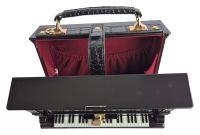 Designer Handtasche Klavier Schwarz - perfekt geformt wie ein Piano