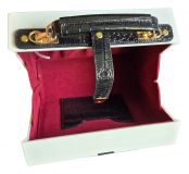 Designer Handtasche Klavier Weiß - perfekt geformt wie ein Piano