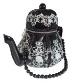 Designer Crossbody Handtasche Teekanne Skull Totenkopf