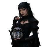 Designer Crossbody Handtasche Teekanne Skull Totenkopf