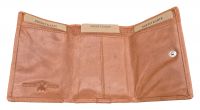 Echt Leder Card Wallet - Kreditkartenetui mit Geldscheinfach