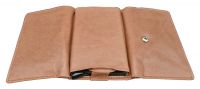 Echt Leder Card Wallet - Kreditkartenetui mit Geldscheinfach