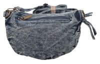 Designer Crossbody Tasche Echte Jeans Hellblau - Gürteltasche Bauchtasche