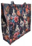 Shoppertasche Katzenfamilie - Strandtasche Totebag - perfekt für jede Katzenbesitzerin
