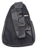 Echt Leder Slingbag Herren Schwarz - Schultertasche Crossbody