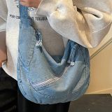 Hobo Handtasche Echte Jeans Hellblau