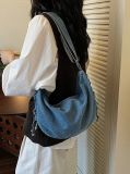 Hobo Handtasche Echte Jeans Blau