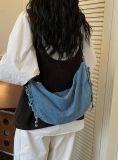 Hobo Handtasche Echte Jeans Blau