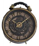 Designer Handtasche mit echter Uhr Historisch in Braun
