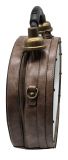 Designer Handtasche mit echter Uhr Historisch in Braun