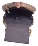 Designer Handtasche mit echter Uhr Historisch in Braun