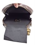 Designer Handtasche mit echter Uhr Historisch in Kaffeebraun