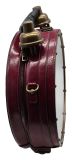 Designer Handtasche mit echter Uhr Historisch in Weinrot