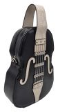 Designer Handtasche Geige Schwarz