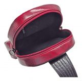 Designer Handtasche Geige Weinrot