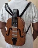 Designer Handtasche Geige Braun