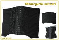 Miedergürtel in schwarz - für die perfekte Figur