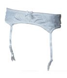 Phantastischer Strapsgürtel Satin in weiß