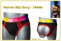 Herren Slip Sexy - Ohlala - Rückseite mit Ausschnitt