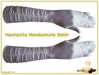 Handschuhe Satin Weiß - Hochzeitshandschuhe